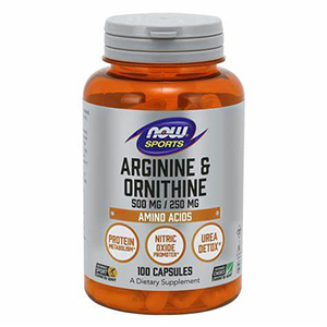 Now L-Arginine & L-Ornithine, 100 Vcaps