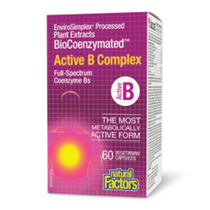 Natural Factors Active B Complex, 60 vegetarian capsules