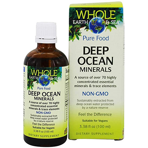 Whole Earth & Sea Deep Ocean Minerals, 100 ml