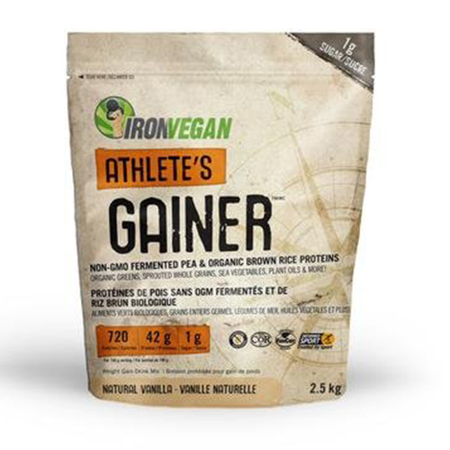 Iron Vegan Athlete's Gainer - Vanilla, 2.5kg