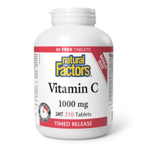 Natural Factors Vitamin C Time Release - 1000 mg, 210 tablets