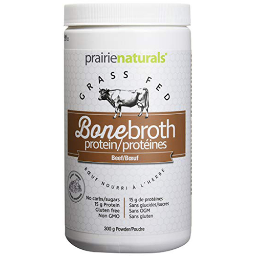 Prairie Naturals Organic Beef Bone Broth Protein Powder, 300 grams