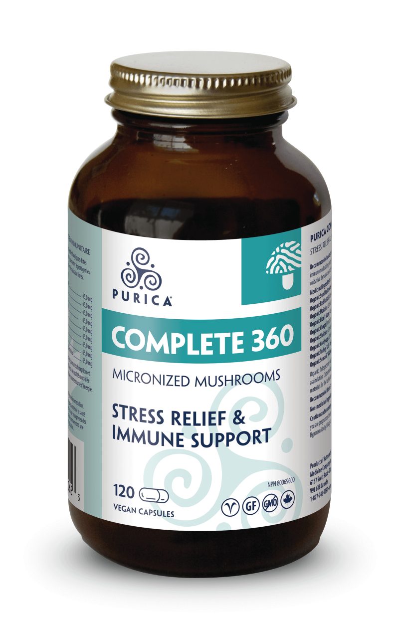 Purica Complete 360 Stress Relief & Immune Support, 120 Vcaps