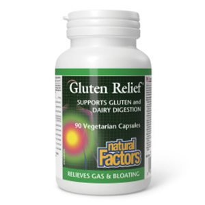 Natural Factors Gluten Relief® - 375 mg, 90 Vegetarian Capsules
