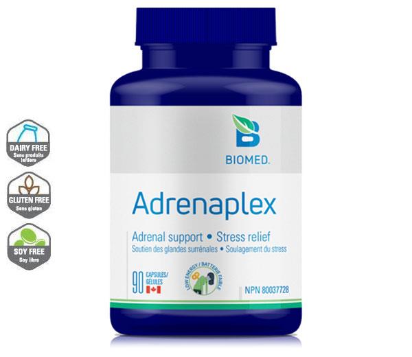 Biomed Adrenaplex - Adrenal Support & Stress Relief, 90 Vcaps