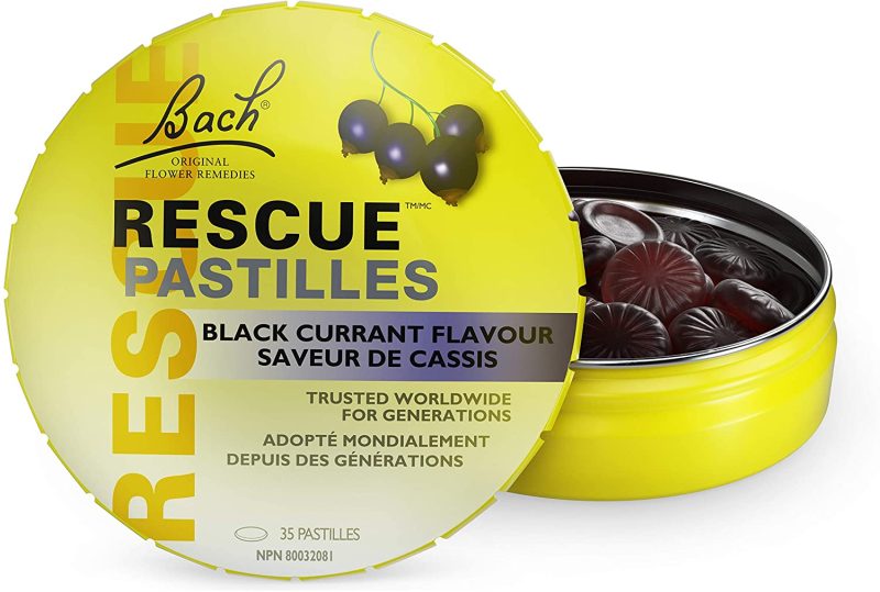 Bach Rescue Pastilles - Black Currant, 35 pastilles
