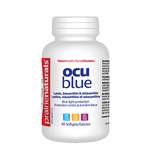 Prairie Naturals Ocu-Blue - Blue Light Protection, 60 gels