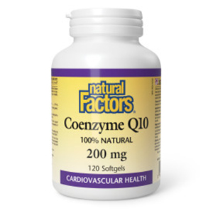 Natural Factors Coenzyme Q10 - 200mg, 120 softgels