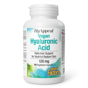 Natural Factors Hyaluronic Acid 120mg, 60 Vcaps