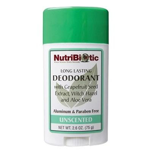 Nutribiotic Deodorant - Unscented, 75g