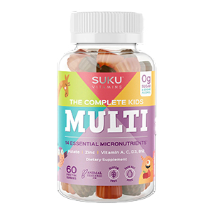Suku Vitamins The Complete Kids Multi, 60 gummies