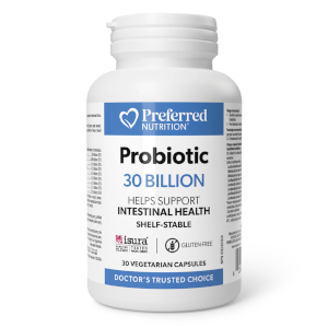 Preferred Nutrition Probiotic 30 Billion Shelf Stable, 30 Vcaps
