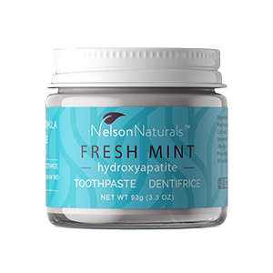 Nelson Naturals Hydroxyapatite Toothpaste - Fresh Mint, 93g