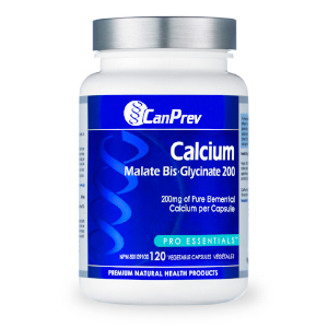 CanPrev Calcium Malate Bis-glycinate 200, 120 Vcaps