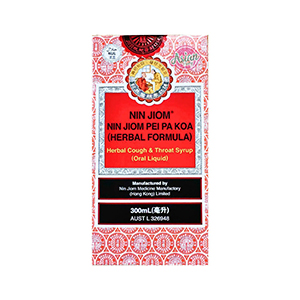 Nin Jiom Herbal Cough and Throat Syrup, 300ml