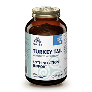 Purica Turkey Tail - Anti-Infection Support, 100g