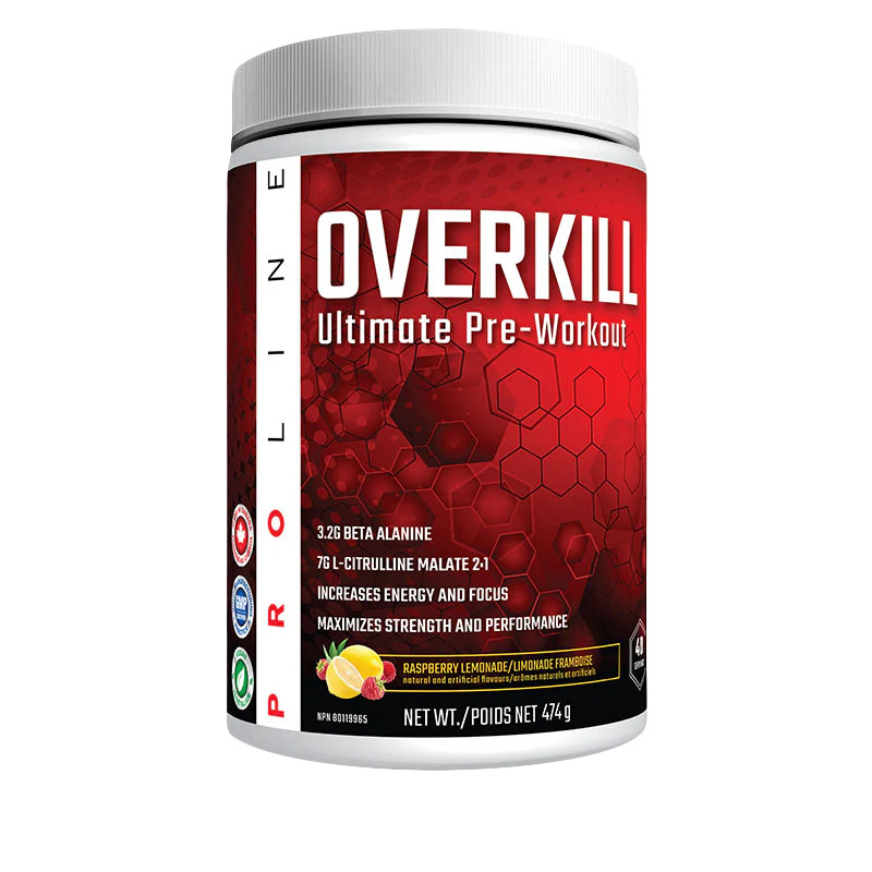Proline Overkill Preworkout - Raspberry Lemonade, 40 servings