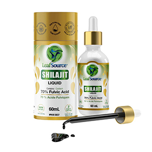 LeafSource Shilajit, 60 Vcaps